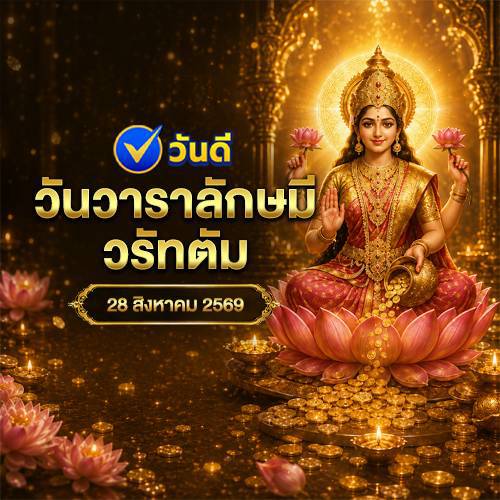 วันวาราลักษมี_วรัทตัม_วันบูชาพระแม่ลักษมี_มาถึงแล้ววันที่_28_สิงหาคม_2569
